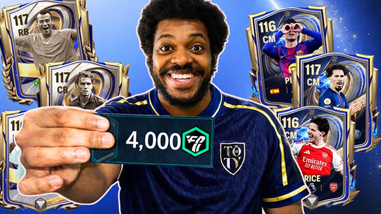 DEU BOM? 4 MIL FC Points vs MEIO-CAMPISTAS TOTY - FC MOBILE