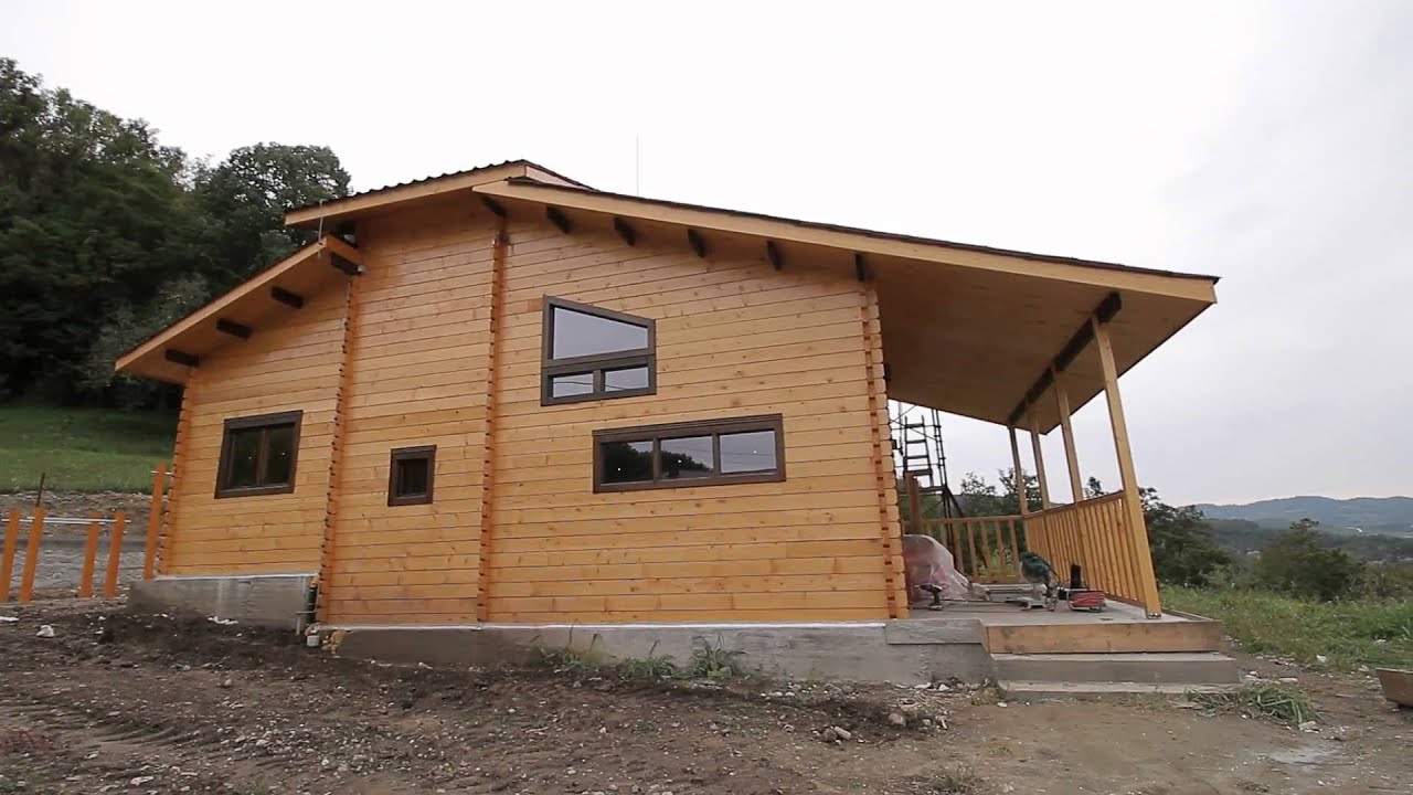 Fazele de construcție ale unei Case în întregime din Lemn Masiv - Almek Wood Architecture