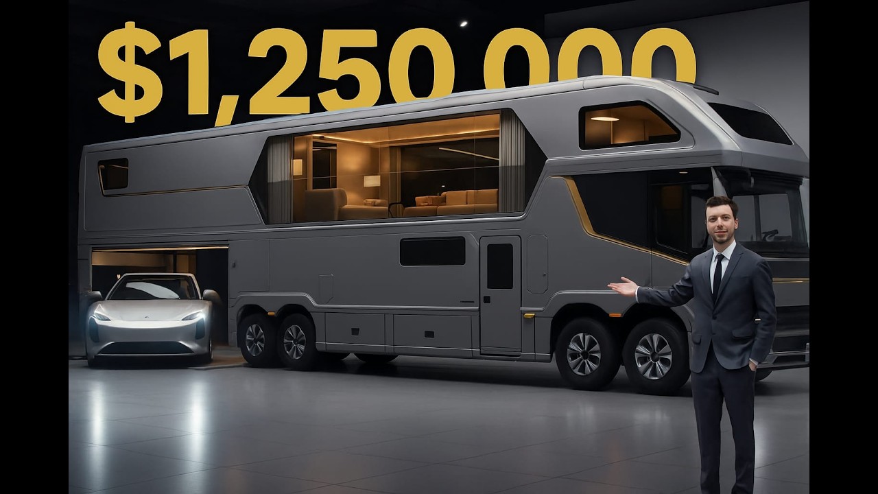 We Toured The Most Expensive And FUTURISTIC Motorhome in the World!