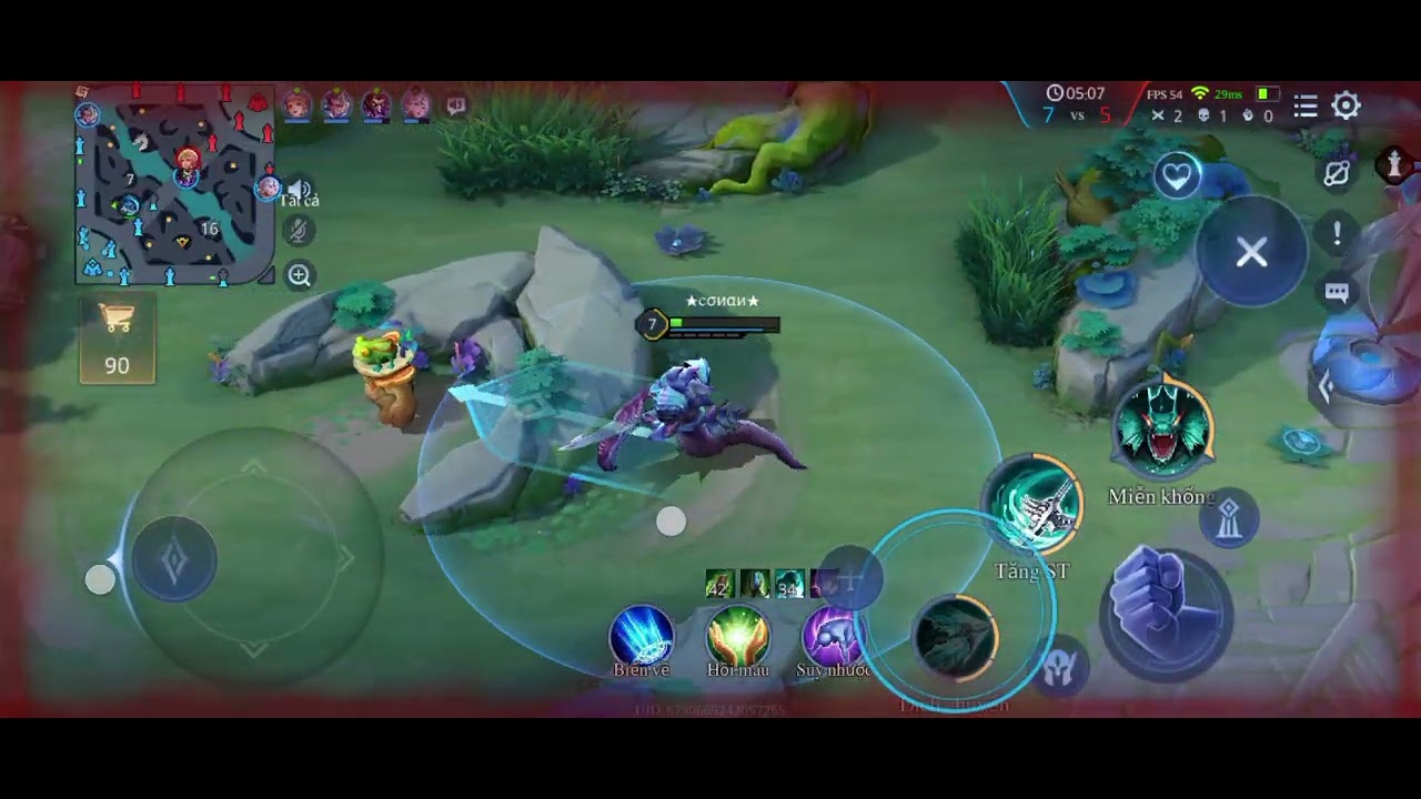 Trận đấu ở rank kc 1sao :)) 