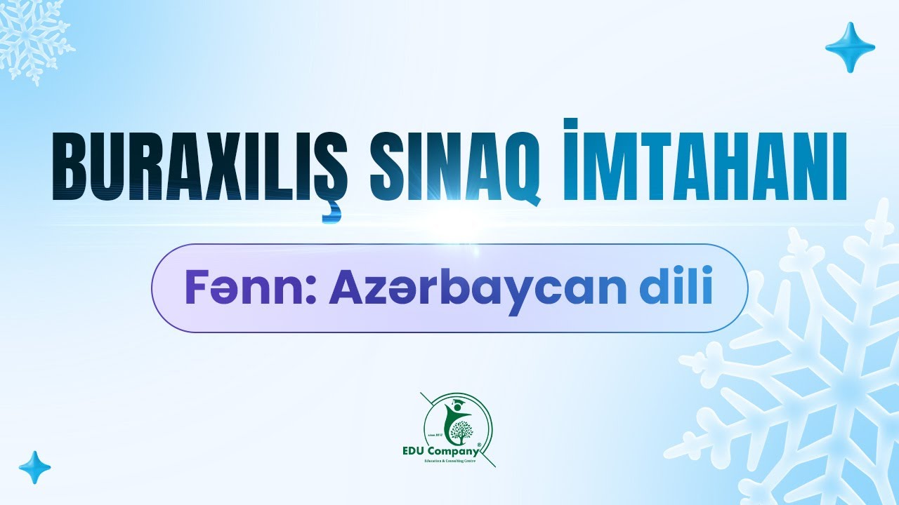 Buraxılış Sınaq İmtahanı IX sinif | Azərbaycan dili | 16.10.2025