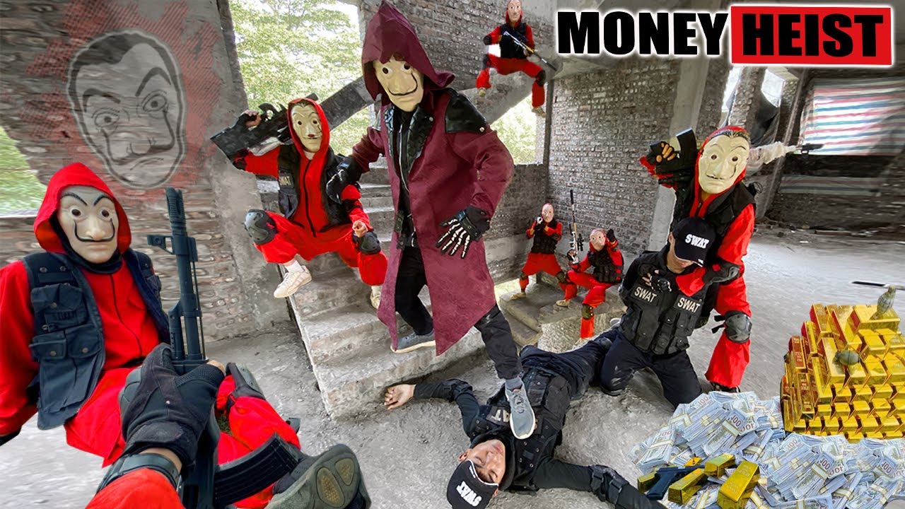 PARKOUR VS MONEY HEIST: Police chase and arrest the bad guy who killed people,robbed gold | Epic POV