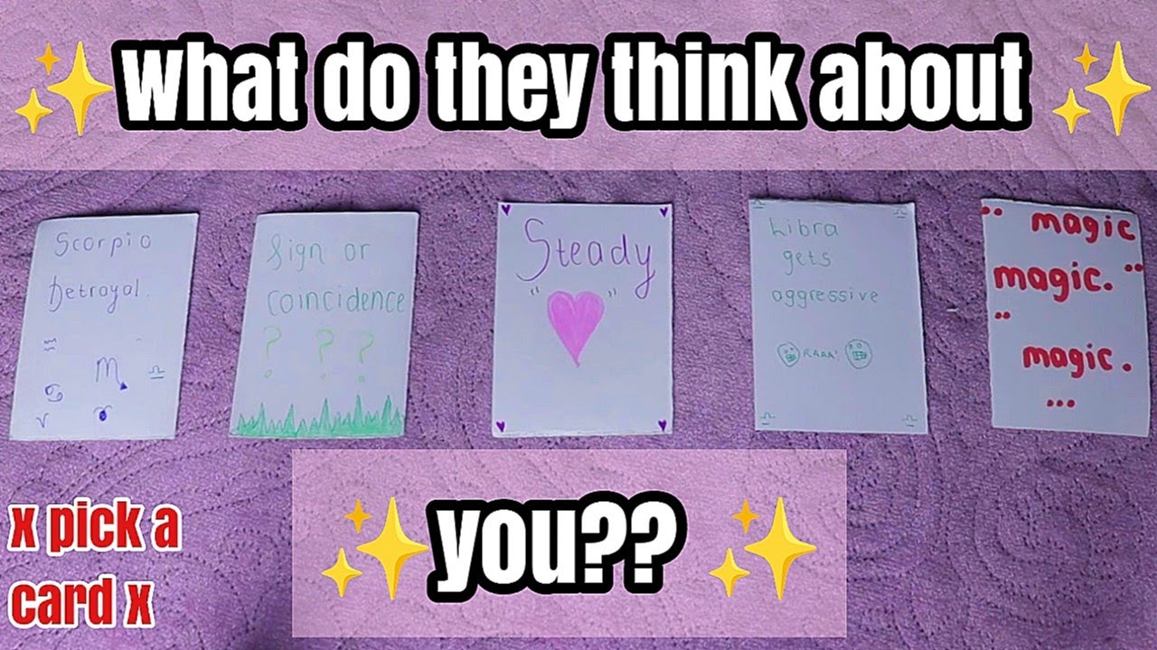 What do they think about you?? 🧐💘 || PICK A CARD READING || TAROT