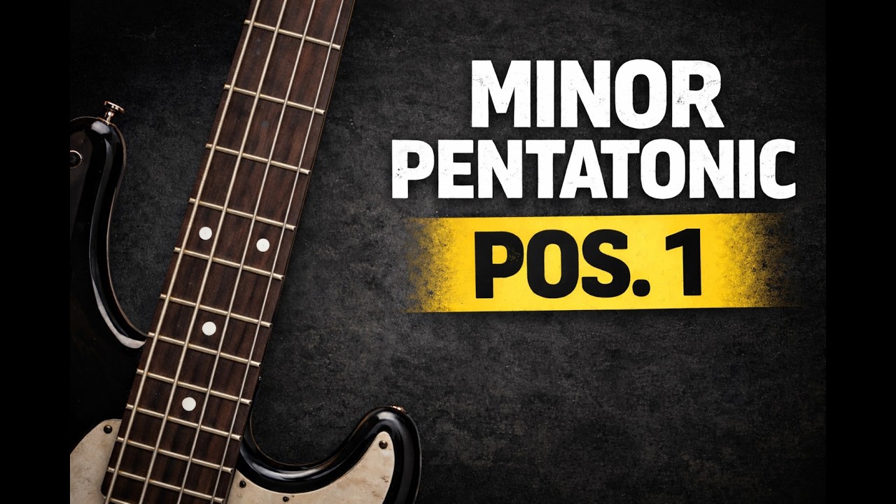 Minor Pentatonic Scale – Position 1 | Bass Lesson