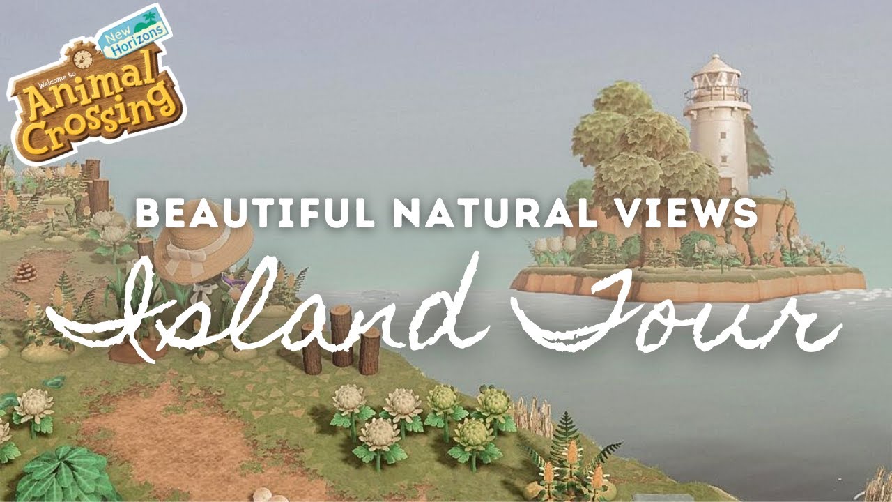 BEAUTIFUL NATURAL VIEWS ISLAND TOUR | Animal Crossing New Horizons