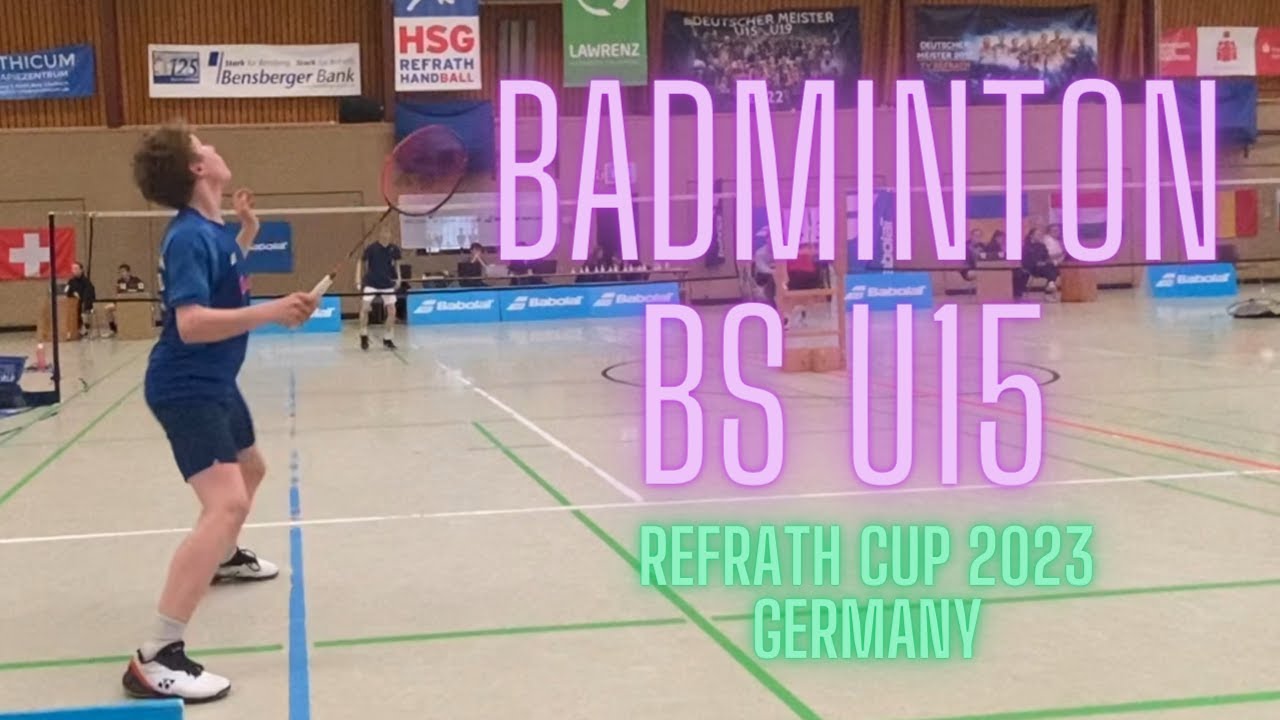 Badminton Refrath Cup BS U15 Aapo Puhakka vs. Flint Croes (GER)