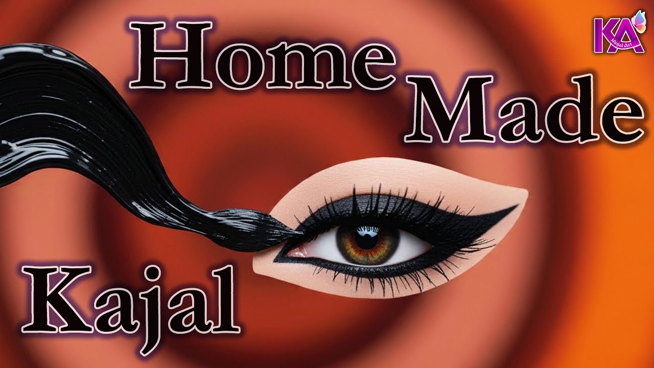 100 Years Old Technique of Kajal Making - 100% Natural - Blackest Black #natural #kajal #collyrium