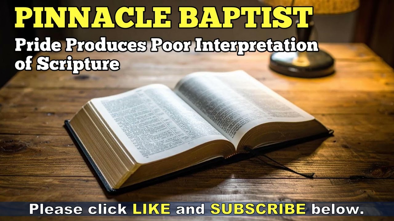 PBC   Pride Produces Poor Interpretation of Scripture