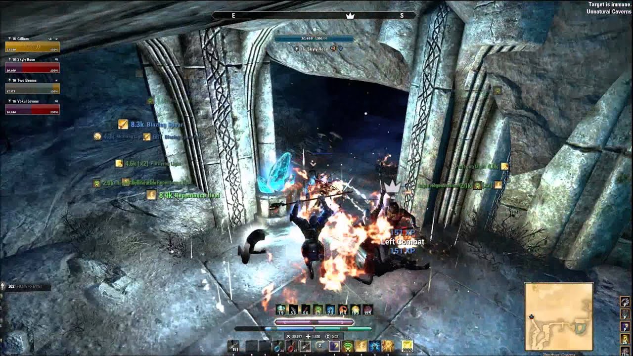 Dungeon Diving - Veteran Imperial City Prison - The Battery Templar Healer PoV