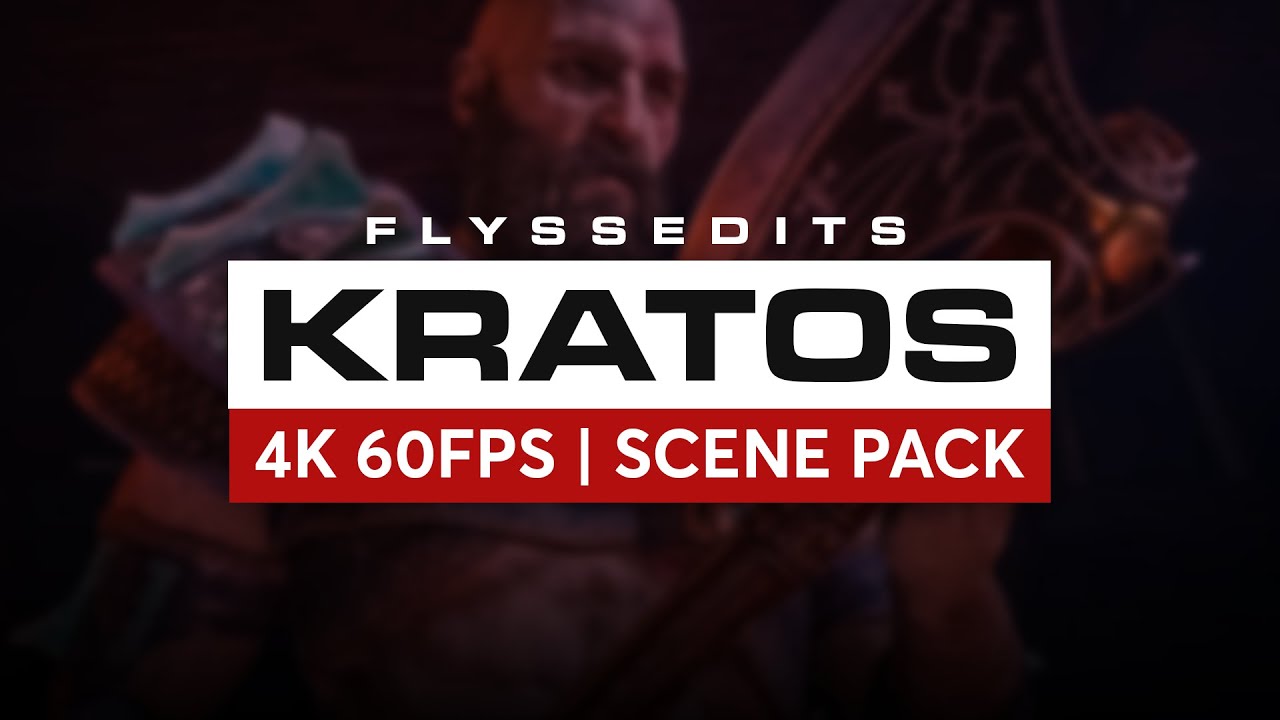 Kratos 4K 60 FPS Scene Pack | God Of War Ragnarok / God Of War