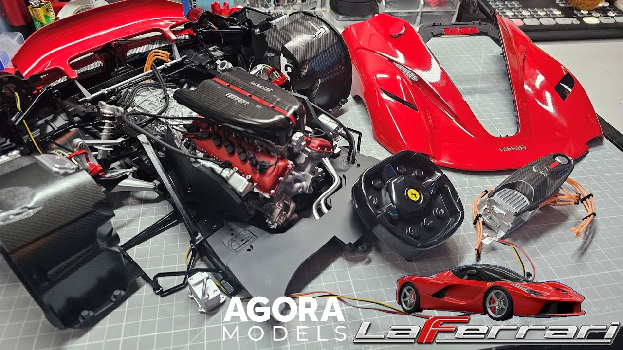 Соберите LaFerrari в масштабе 1:8 — Комплект 12 (Часть 1) — Этапы 91–96