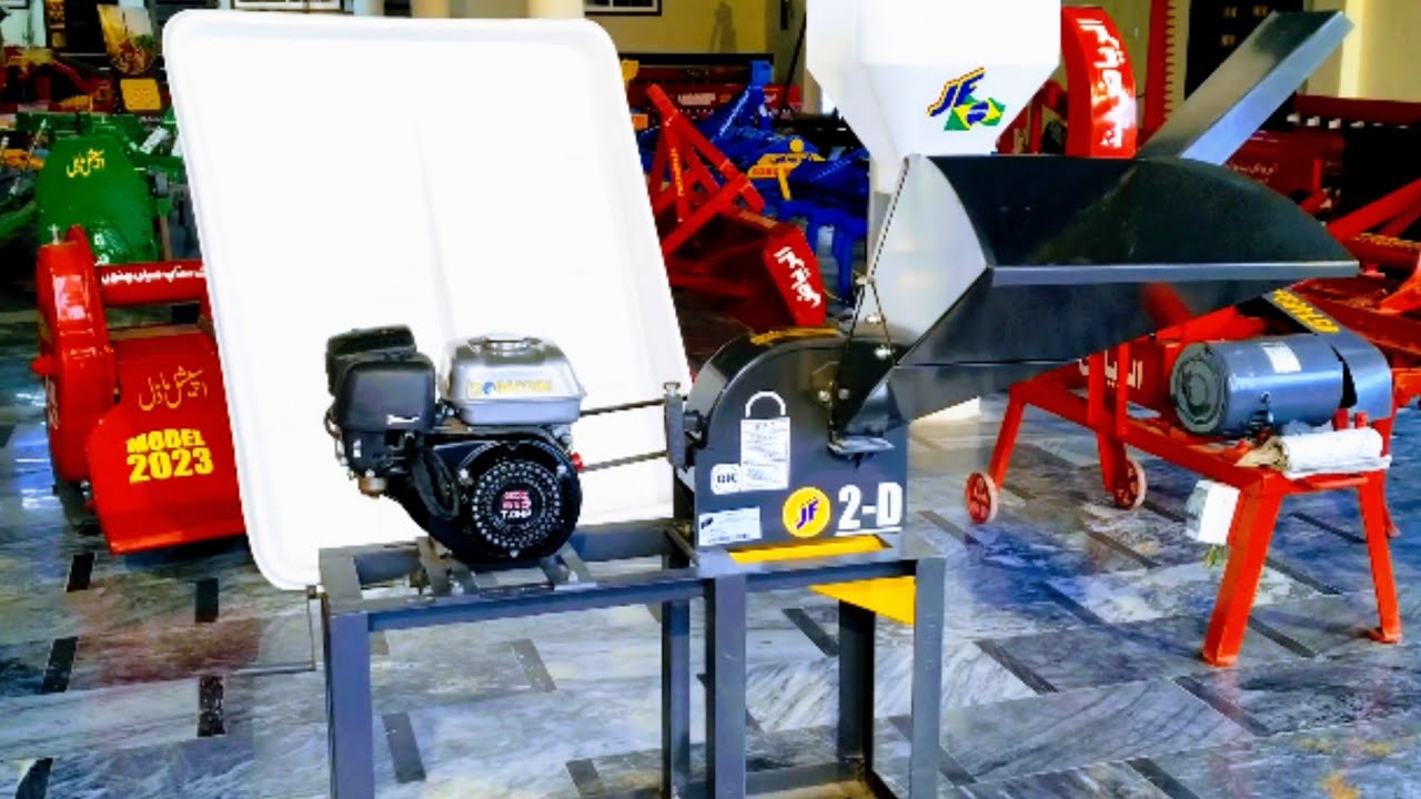 JF 2D model Brazil imported machine. silage making, chuff cutter fodder cutter hammer machine price