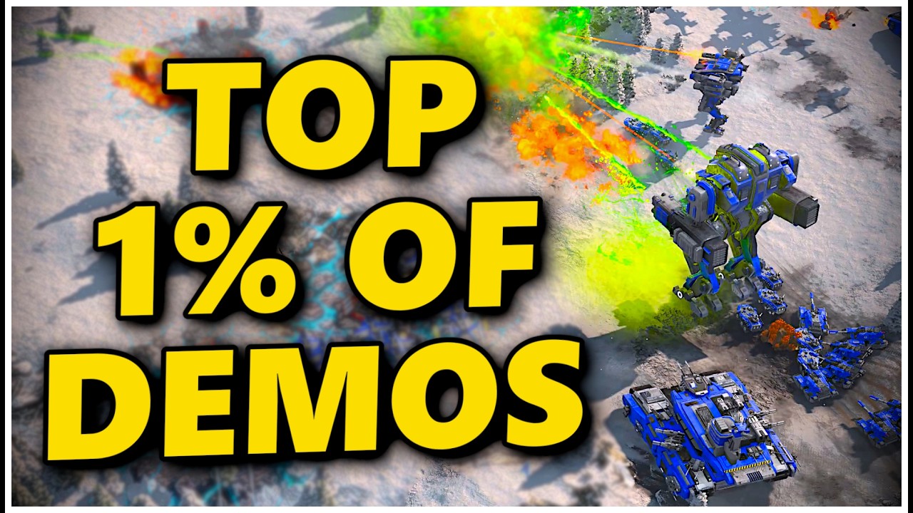 Insane turtle gameplay in Ashes of the Singularity II demo in an 8 player FFA match!