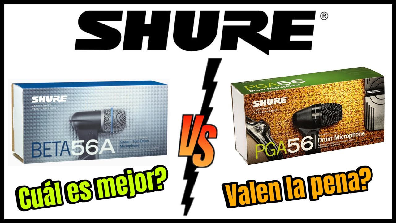 Shure PGA56 vs Shure Beta56 ¿Cuál es mejor para toms? (Diferencias) || Alvaro Aguilar