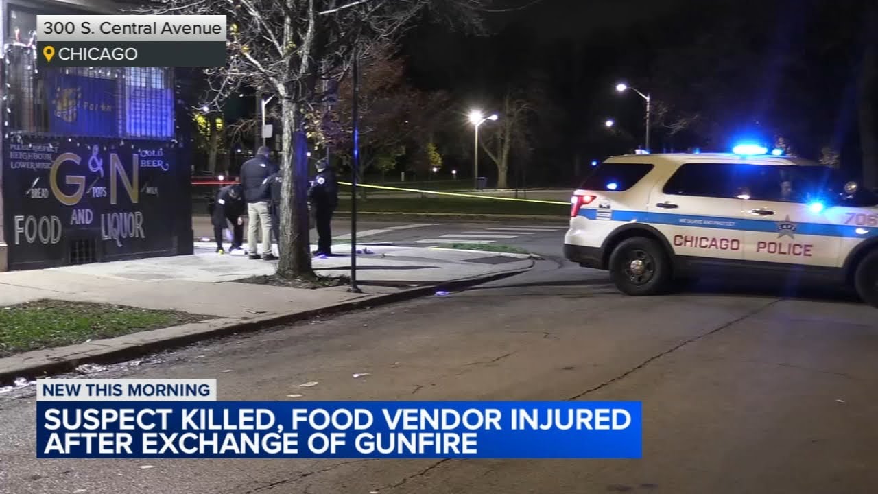Suspect killed, food vendor with Concealed-Carry License hurt in exchange of gunfire in Austin: CPD
