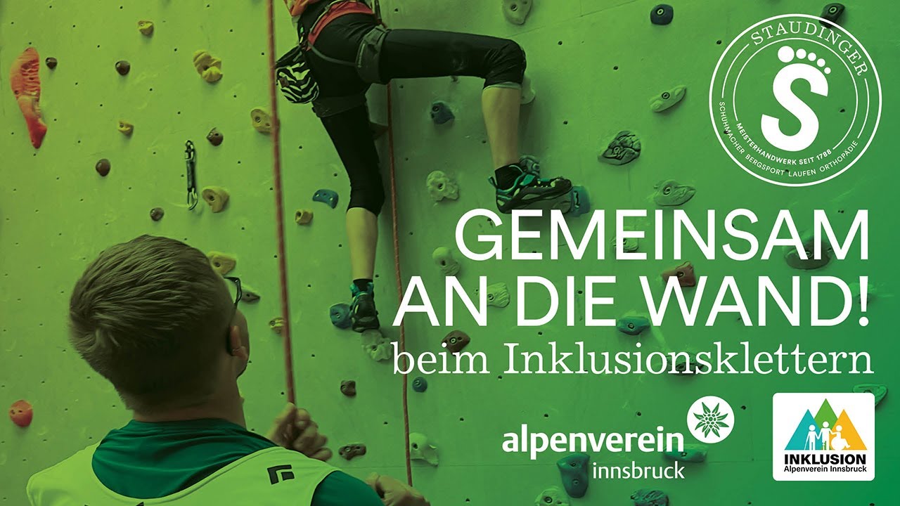 Schuh Staudinger - Jeder Schritt zählt – Inklusionsklettern Alpenverein Innsbruck
