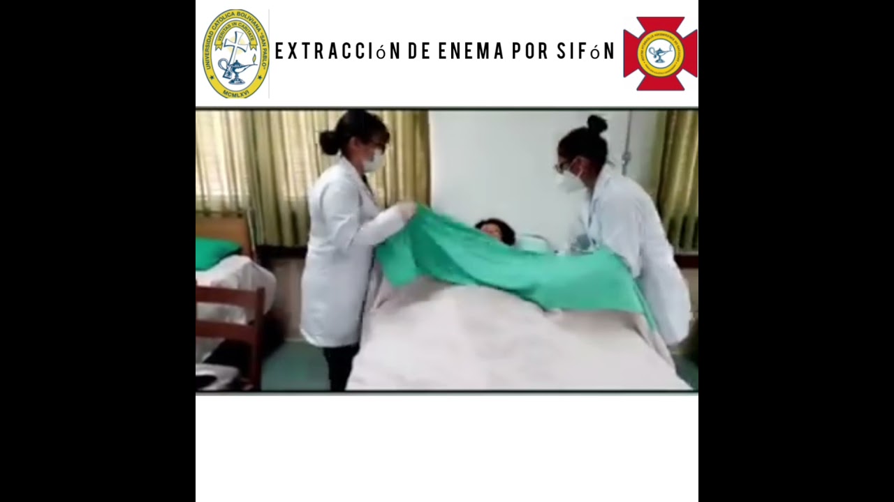 Extracción de enema por sifón