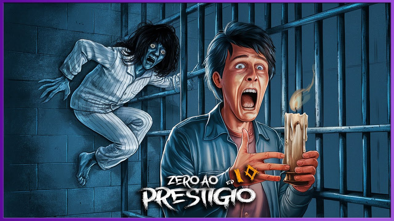 ENTREI em uma PRISÃO ASSOMBRADA apenas com VELA! - #10 Zero ao Prestígio - Phasmophobia