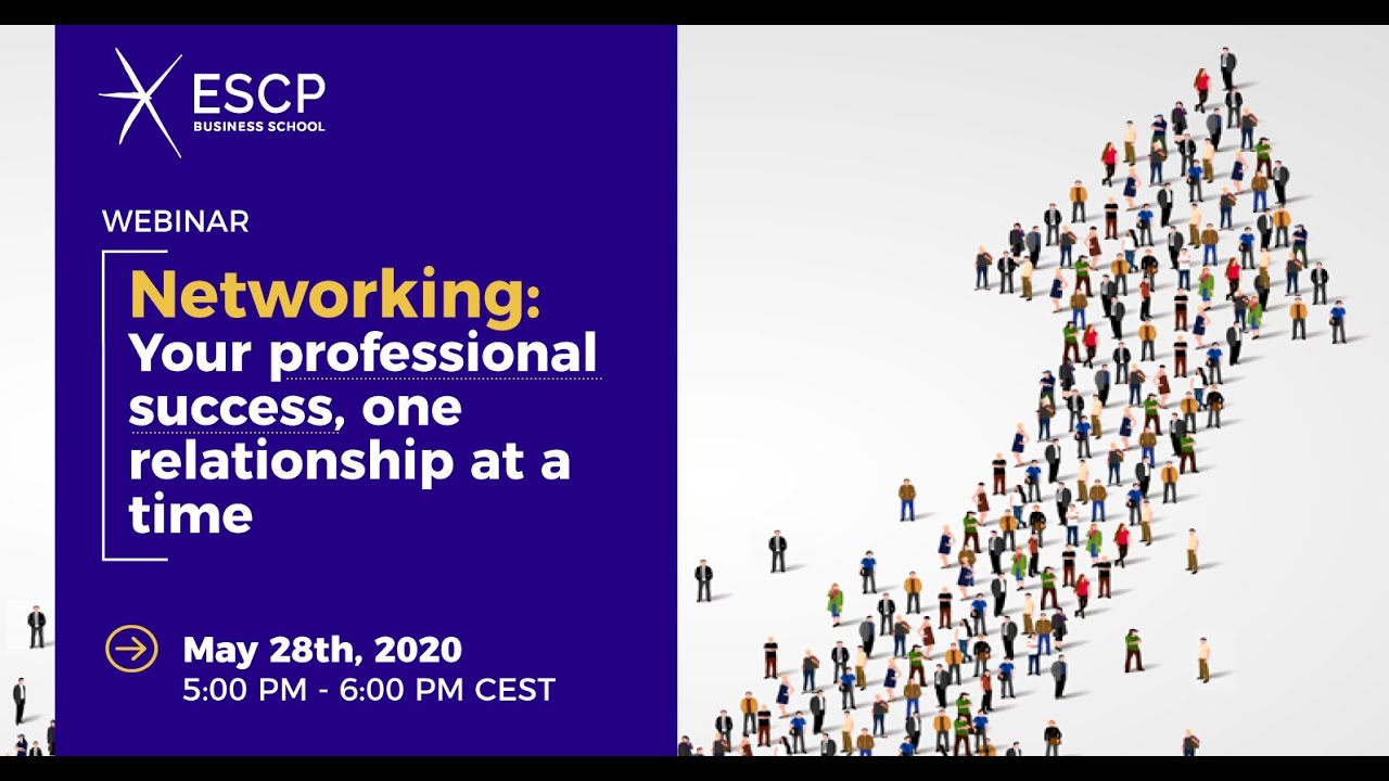 [#Webinar] Networking  6 ways to make people like you!