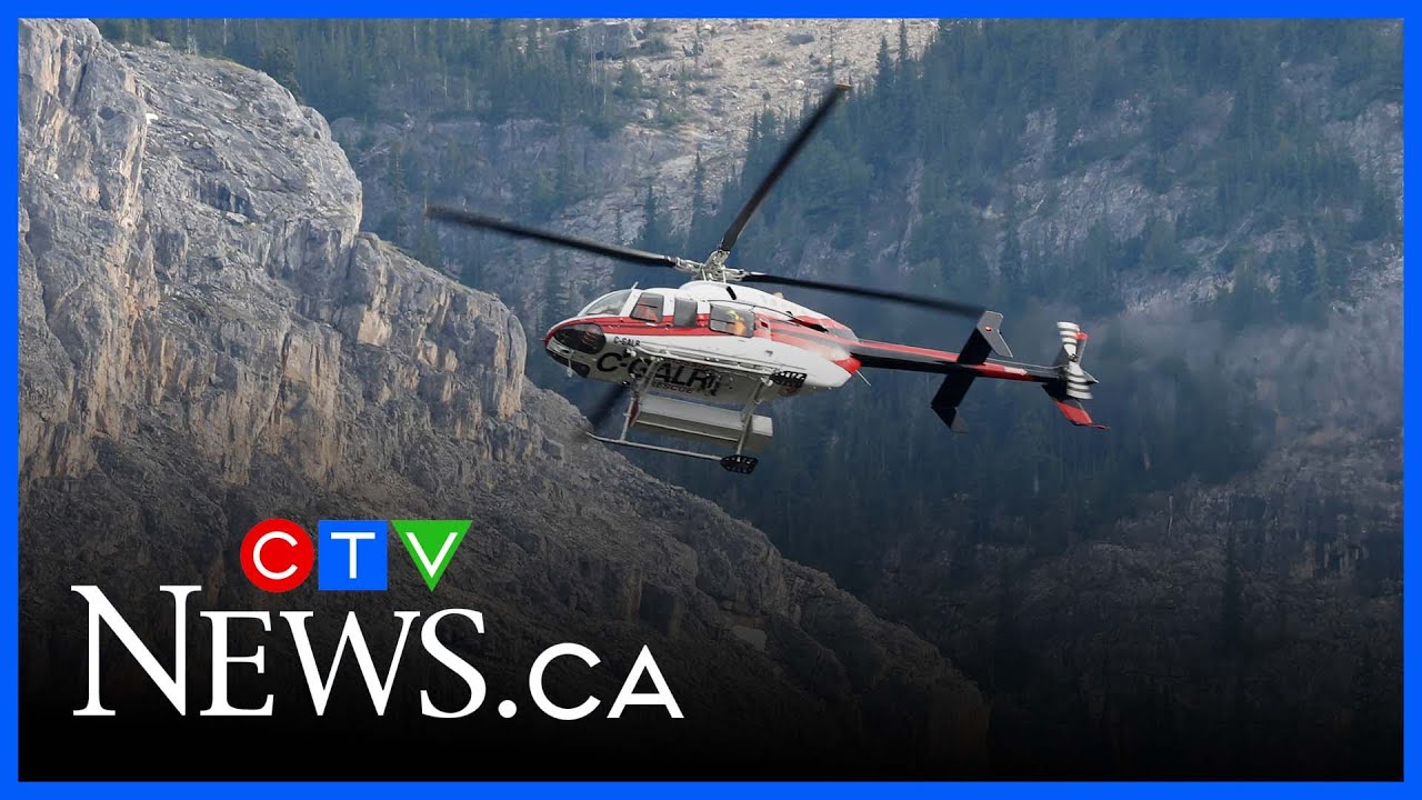 Video captures rockslide at Bow Glacier Falls in Banff National Park that killed at least one person