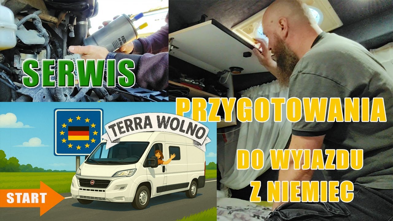 RUSZAMY! Szybki serwis przed wyjazdem. Wyciek wody i pożegnanie z morzem.