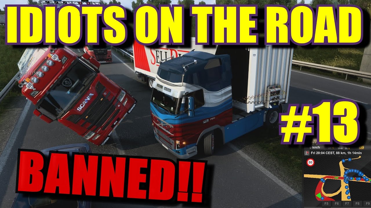 🚚 IDIOTS On The Road #13 | TruckersMP (Euro Truck Simulator 2) #truckersmp #ets2funnymoments