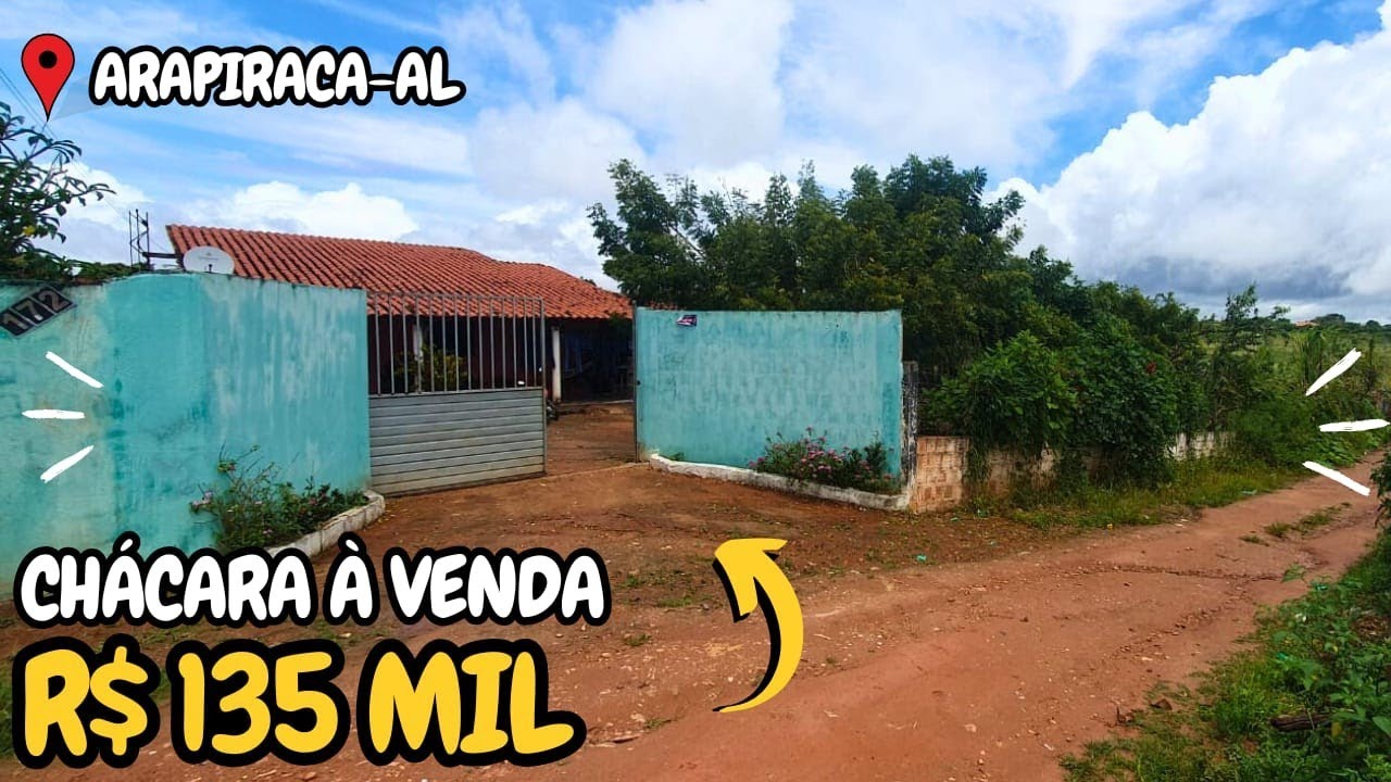 CHÁCARA À VENDA EM ARAPIRACA ALAGOAS BRASIL 