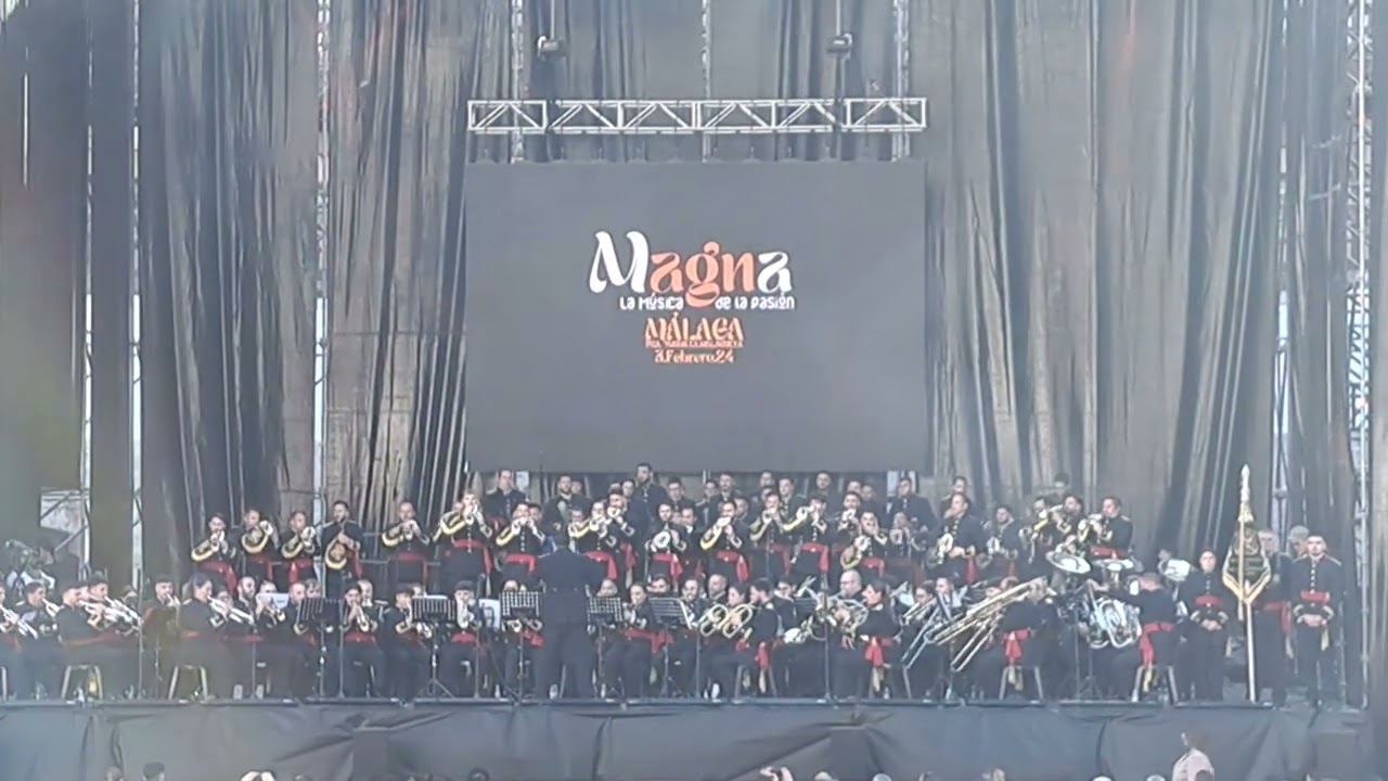 MAGNA LA MUSICA DE LA PASION  MALAGA BCT ESPERANZA     EL PERRO ANDALUZ FEBRERO 2024