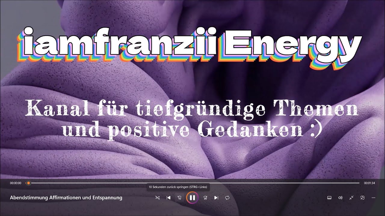 Abendstimmung Affirmations & Entspannung- Entschleunigung & POSITIVES Denken MOONLIGHT - SUNSET