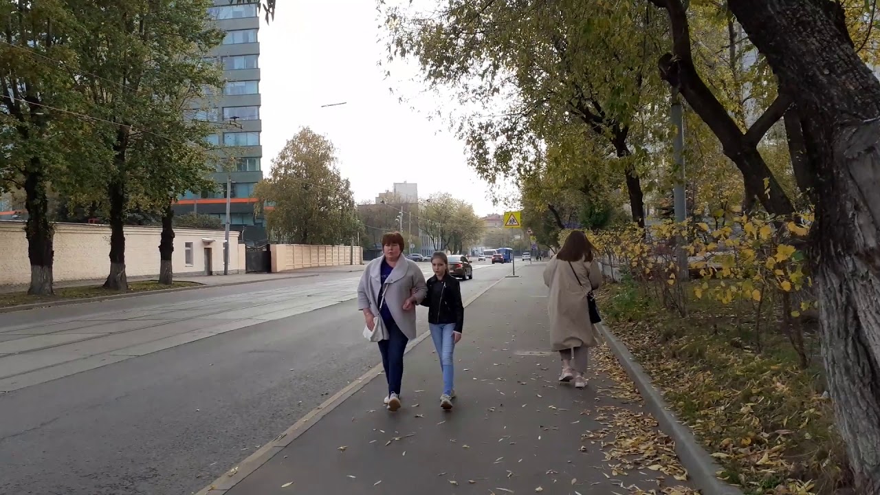 Москва 3192 Волочаевская улица осень день