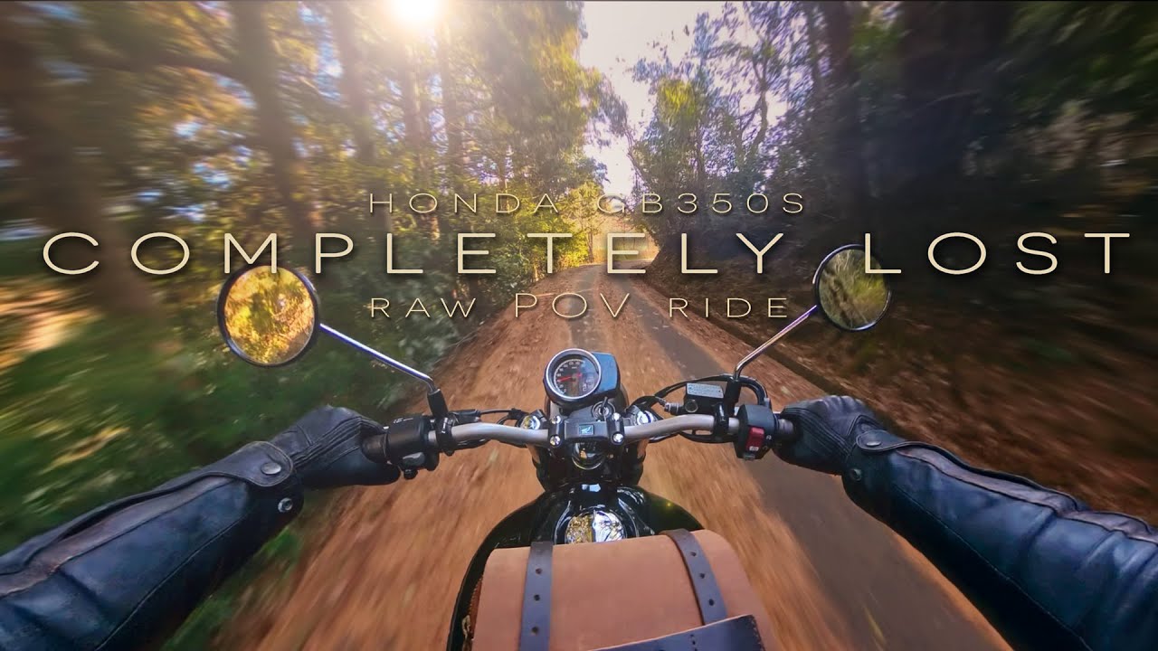 Completely Lost :  Raw POV Ride Honda GB350s.