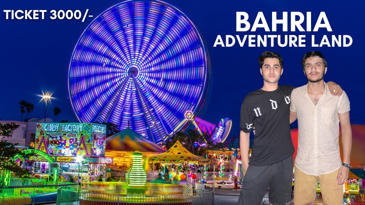 BAHRIA ADVENTURE LAND | THEME PARK KARACHI | TOFANI BARISH 😱 #trending
