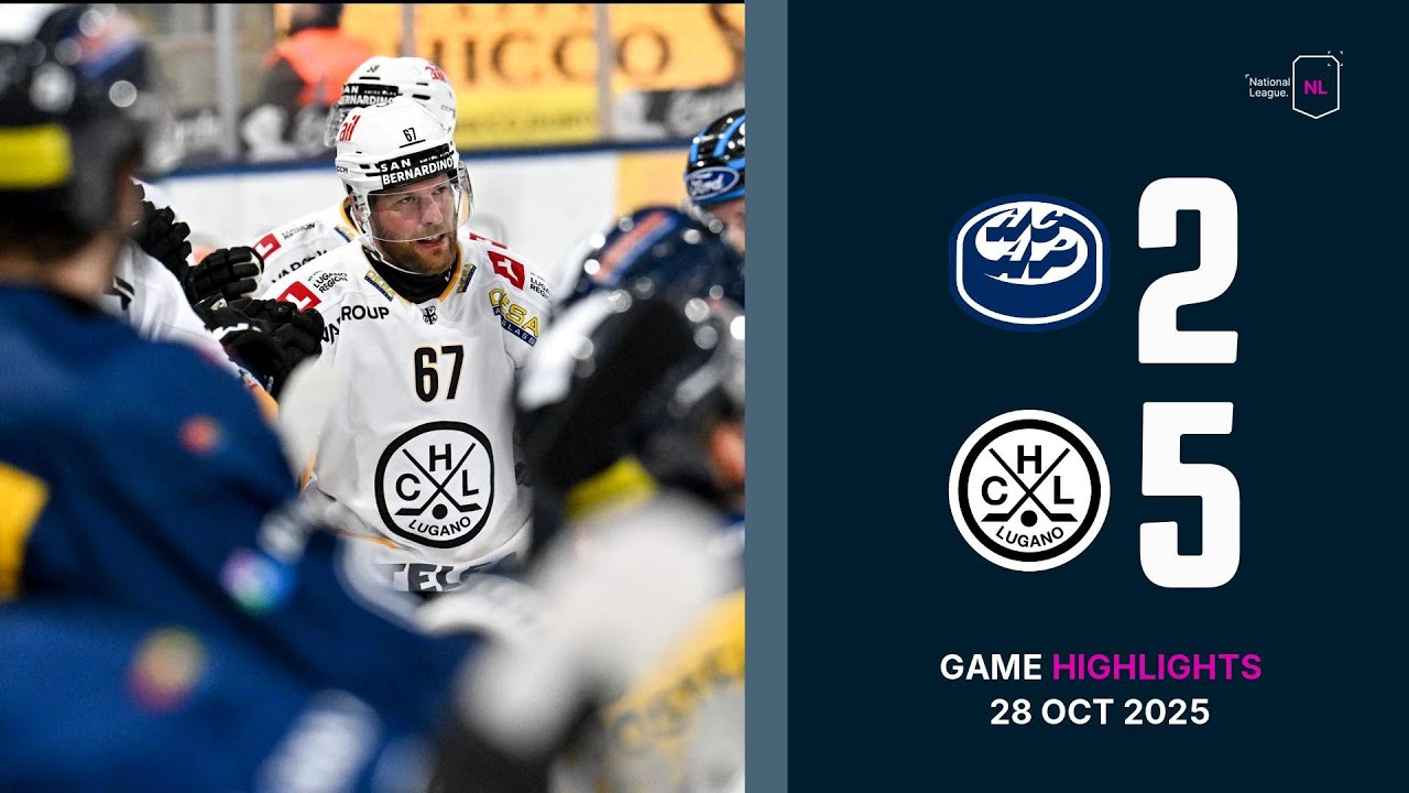 HC Ambri Piotta vs. HC Lugano - Game Highlights