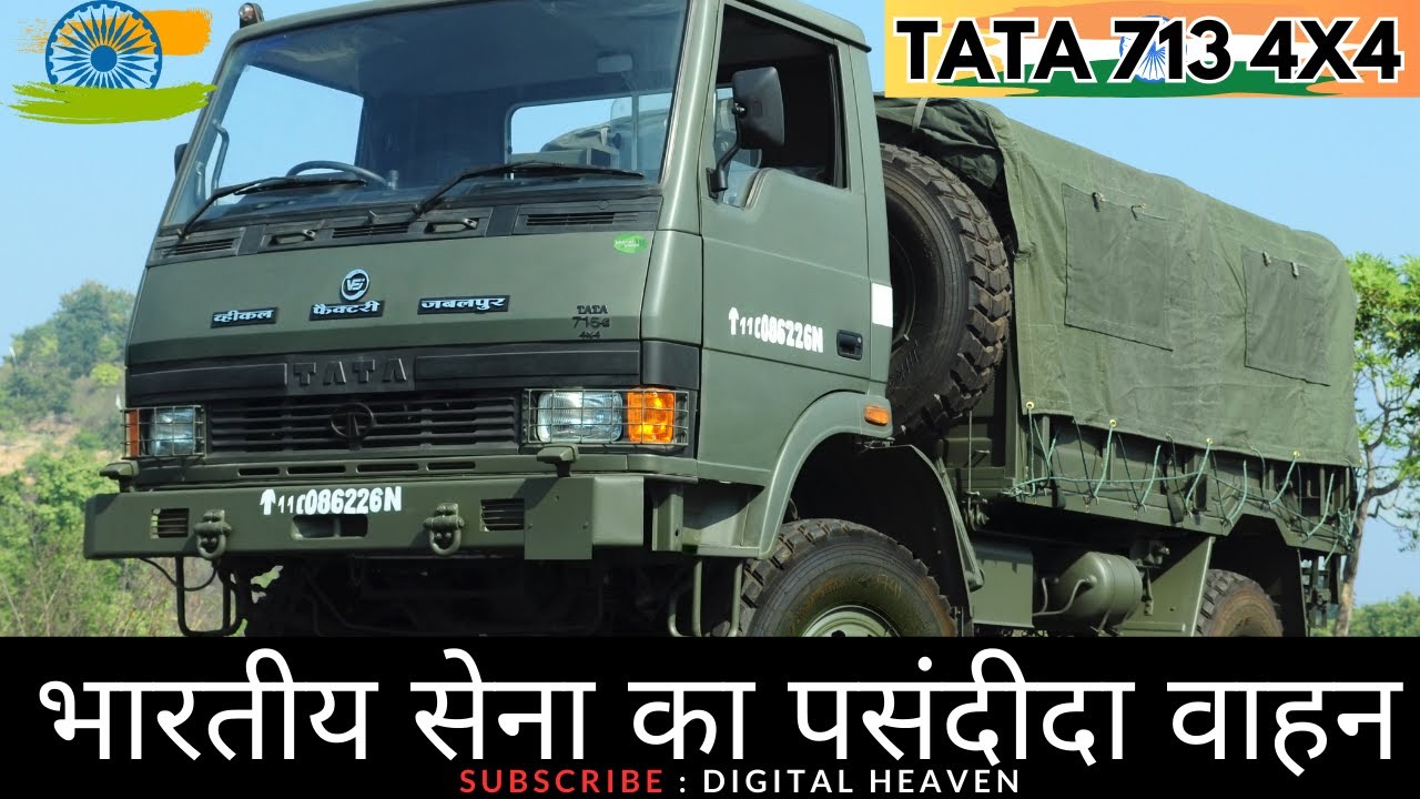 Indian Army Tata 713 4x4 TC