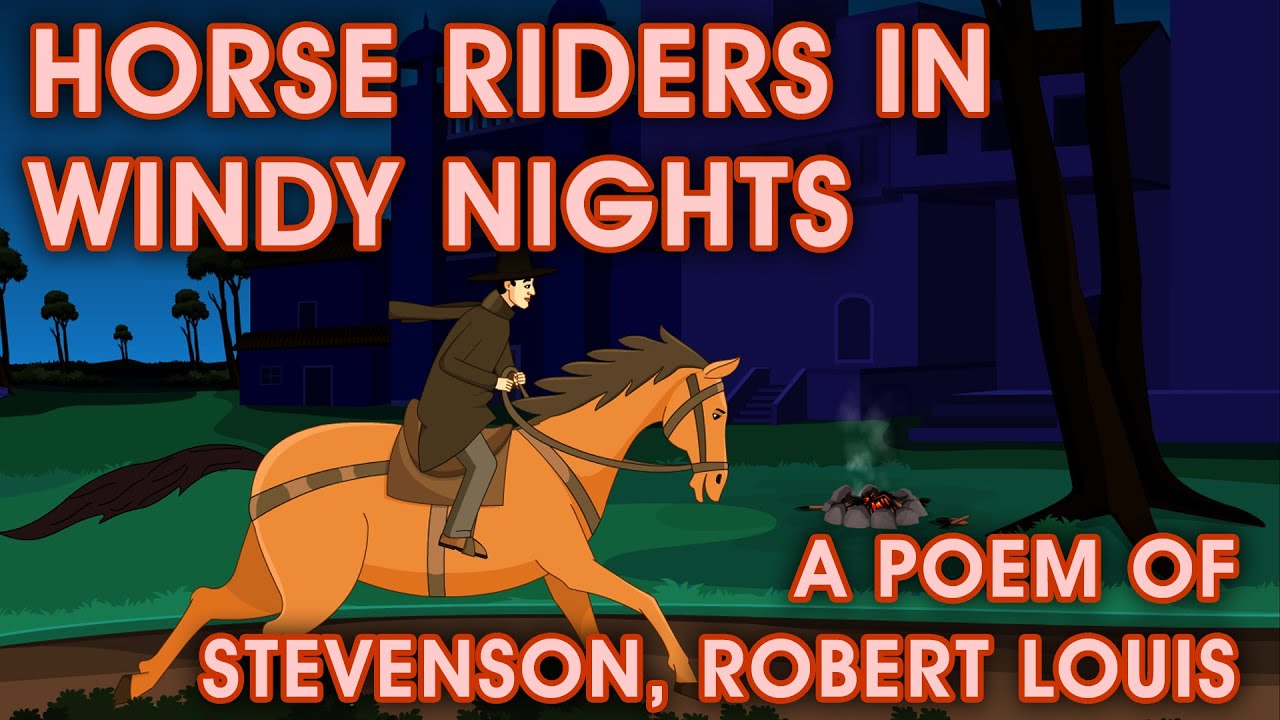 Windy Nights - Robert Louis Stevenson Poem | Animated English Poem for Kids -
