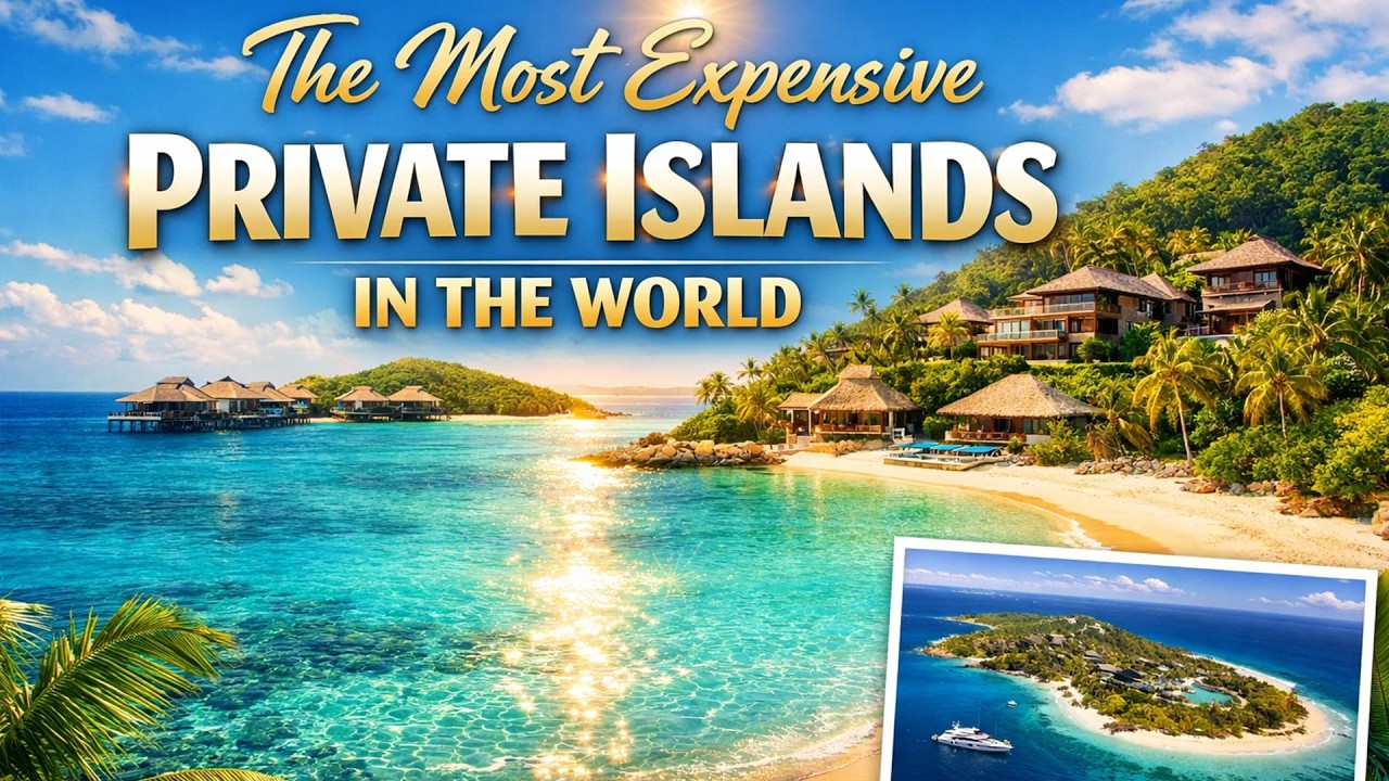 6 Private Islands Only Billionaires Can Afford | Luxury Beyond Imagination 🌴💰