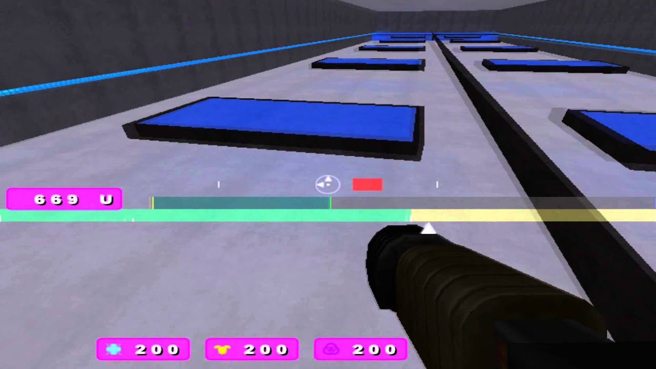 [QUAKE3] Defrag mod - Lewi (learning strafe jumps)