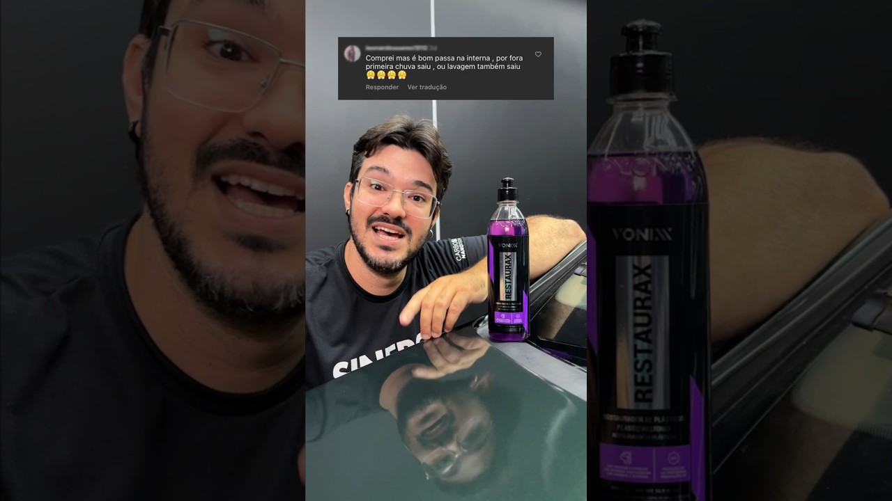 RESTAURAX VONIXX SAI COM &Aacute;GUA?? A RESPOSTA PRA QUEM DUVIDA #vonixx #lavagemdetalhada