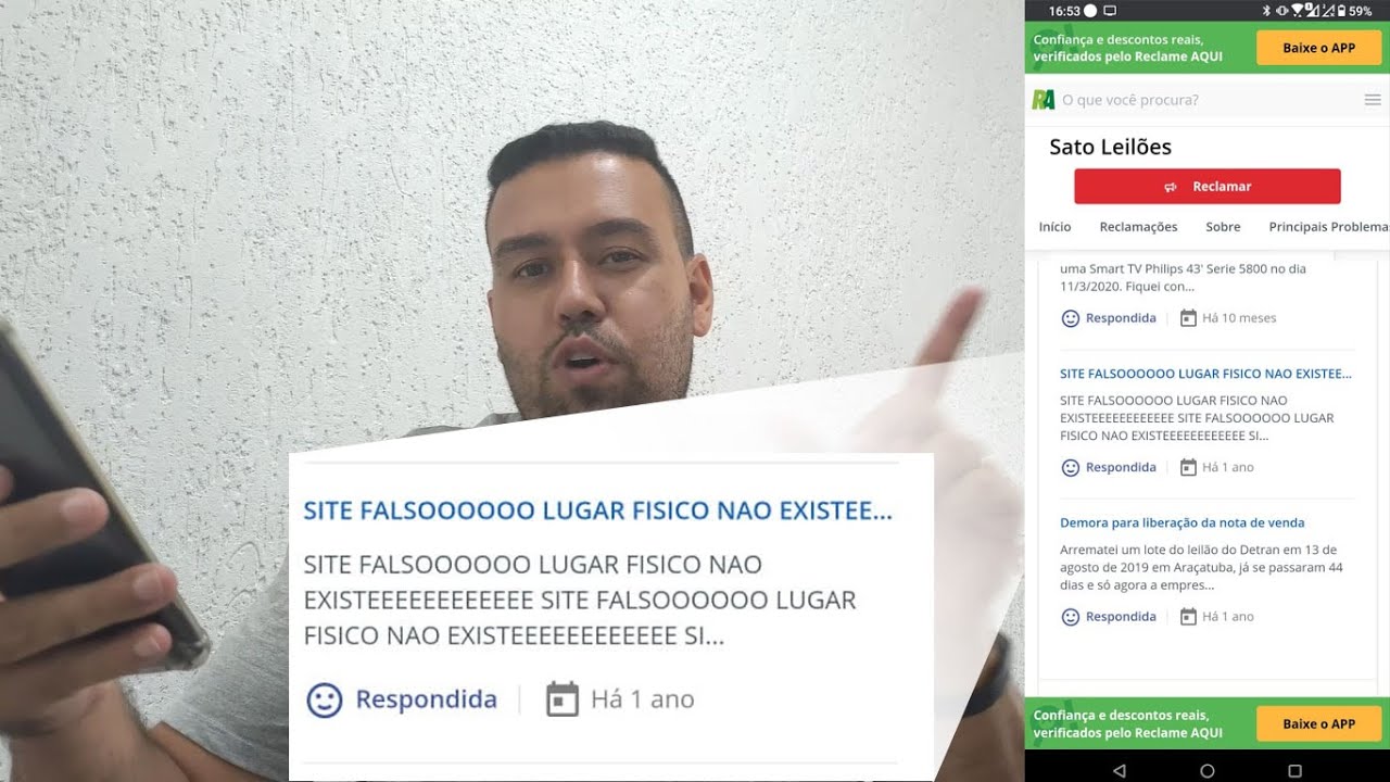 Assista esse v&iacute;deo antes de comprar no Sato Leiloes