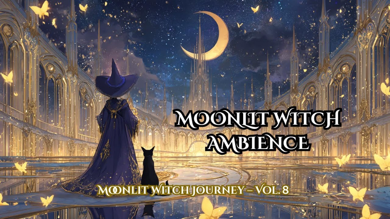 《Vol.8》 Moonlit Witch’s Journey 🌙  Relaxing Fantasy Instrumental Music 🌙  Golden Hall Promenade