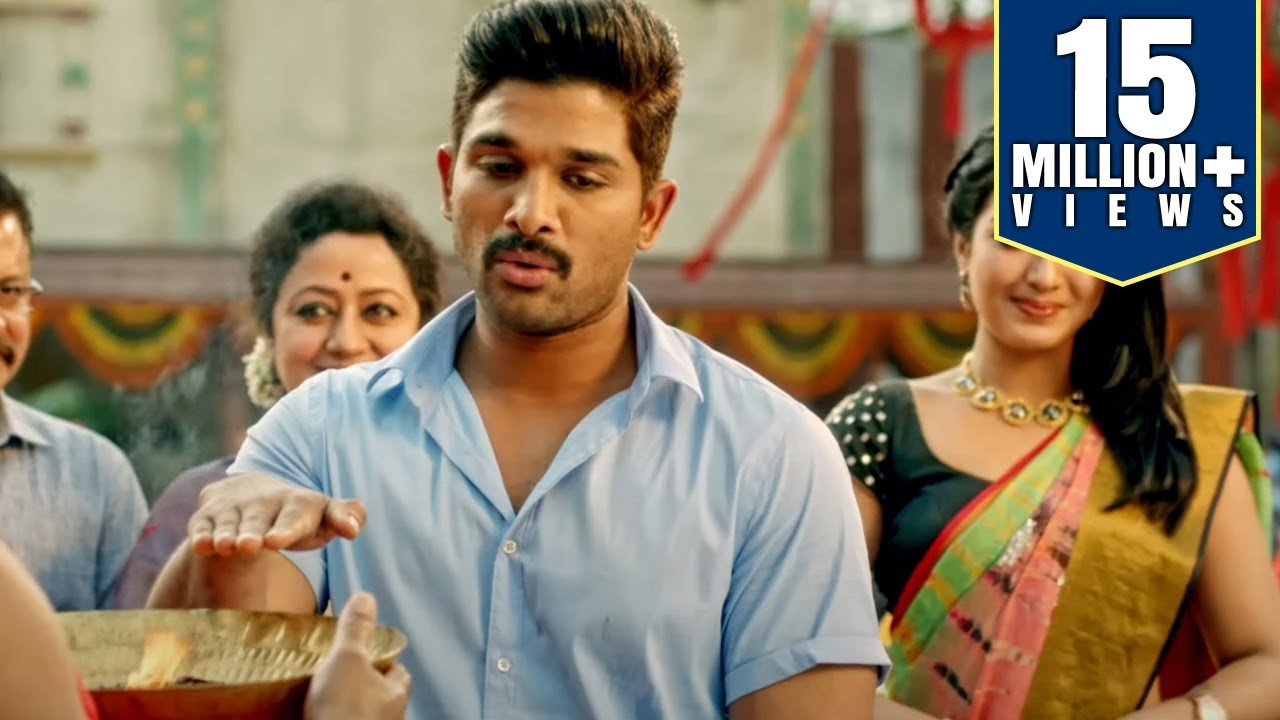 अल्लू अर्जुन शपथ ले रहा है अपनी होने वाली पत्नी की बात हमेशा मानेगा - Sarrainodu जबरदस्त एक्शन सीन