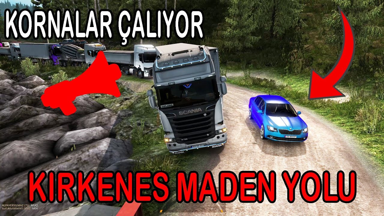 Geri Geri Gidiyor | ETS 2 MP Promods Kirkenes Maden Yolu