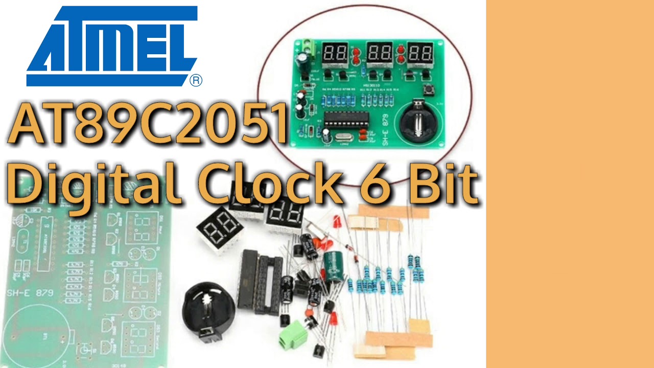 C51 6 bit Electronic Clock Time Setting Review