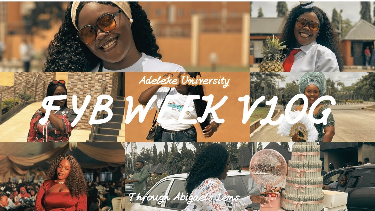 ADELEKE UNIVERSITY FYB WEEK VLOG (2025)