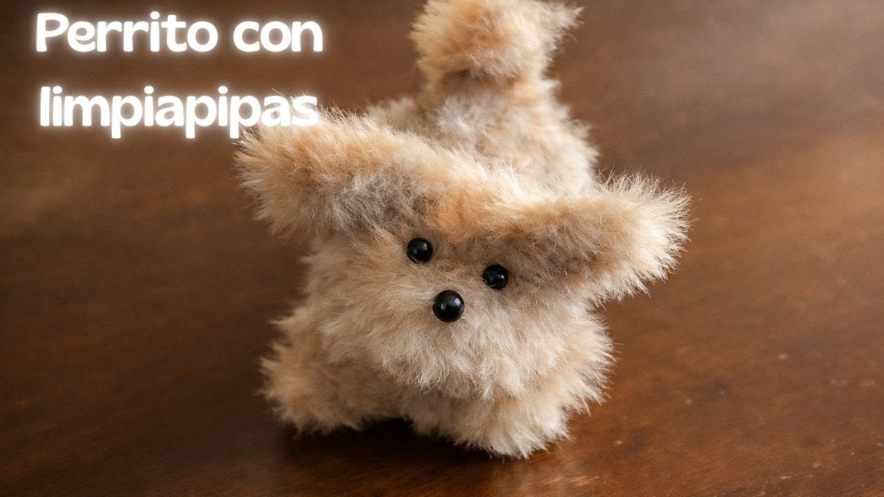 Cómo hacer un perrito con limpiapipas!