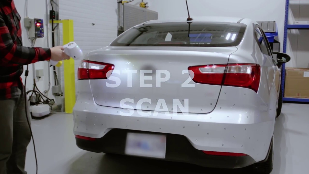 peel 3d&trade; | Handheld 3D Scanner Demo | Car Section
