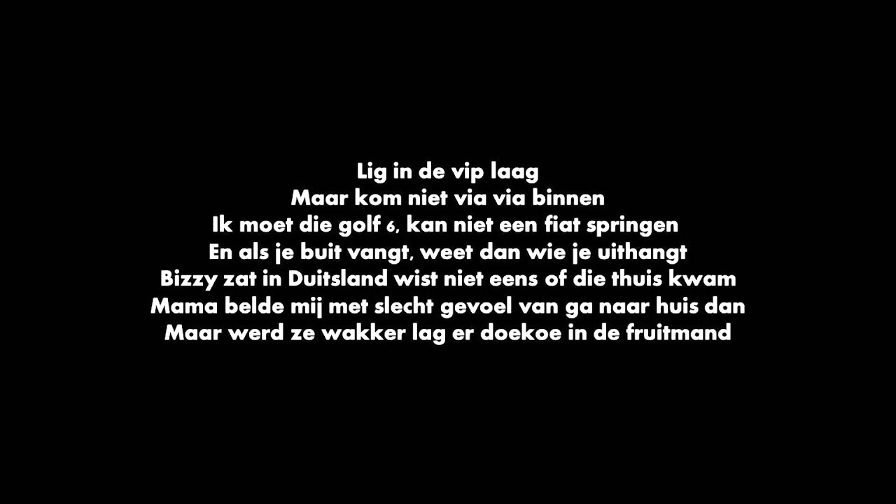 LIJPE - GEEF ZE NIKS (LYRICS)