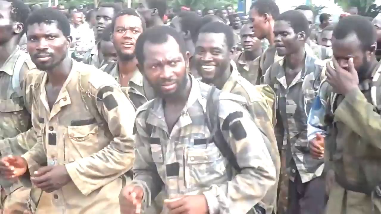 commando de cote d'ivoire de retour de leur formation
