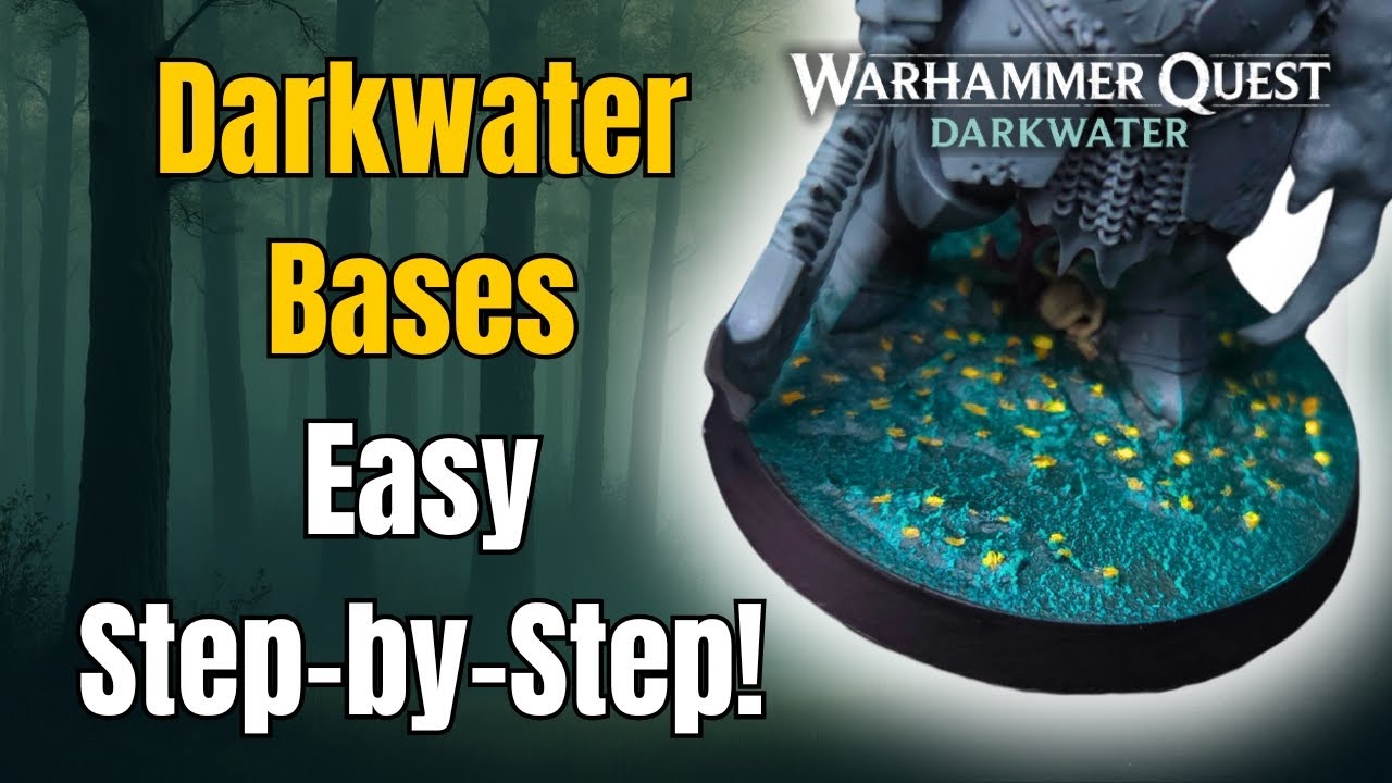 5 Colour Darkwater Bases Anyone Can Paint