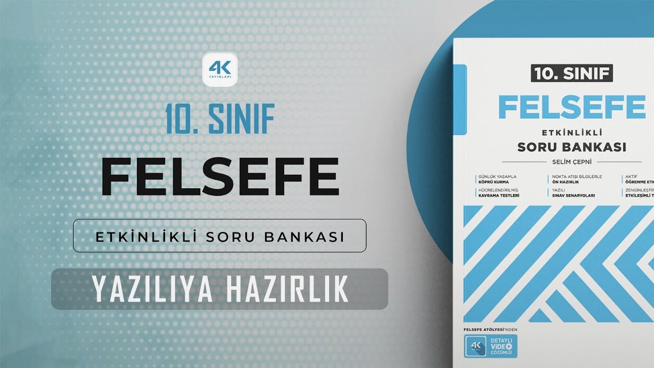 10. Sınıf Felsefe ESB Tema 06 YAZILI SINAVI Soru Çözümleri